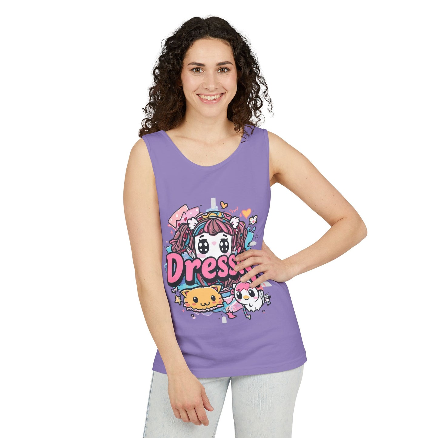 Kawaii Anime Girl Graphic Tank Top Vest