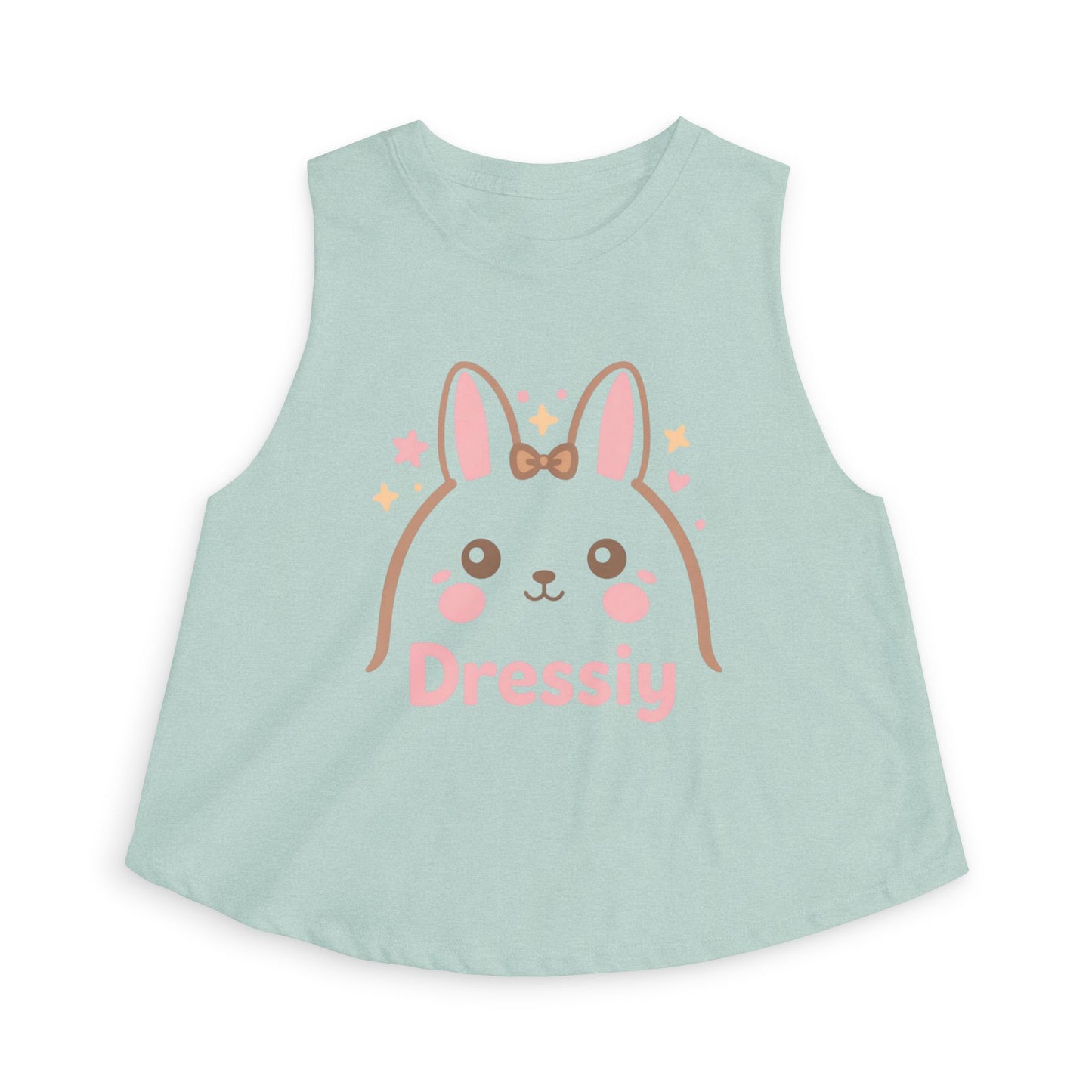 Cute Kawaii Bunny Crop Top- Rabbit Graphic