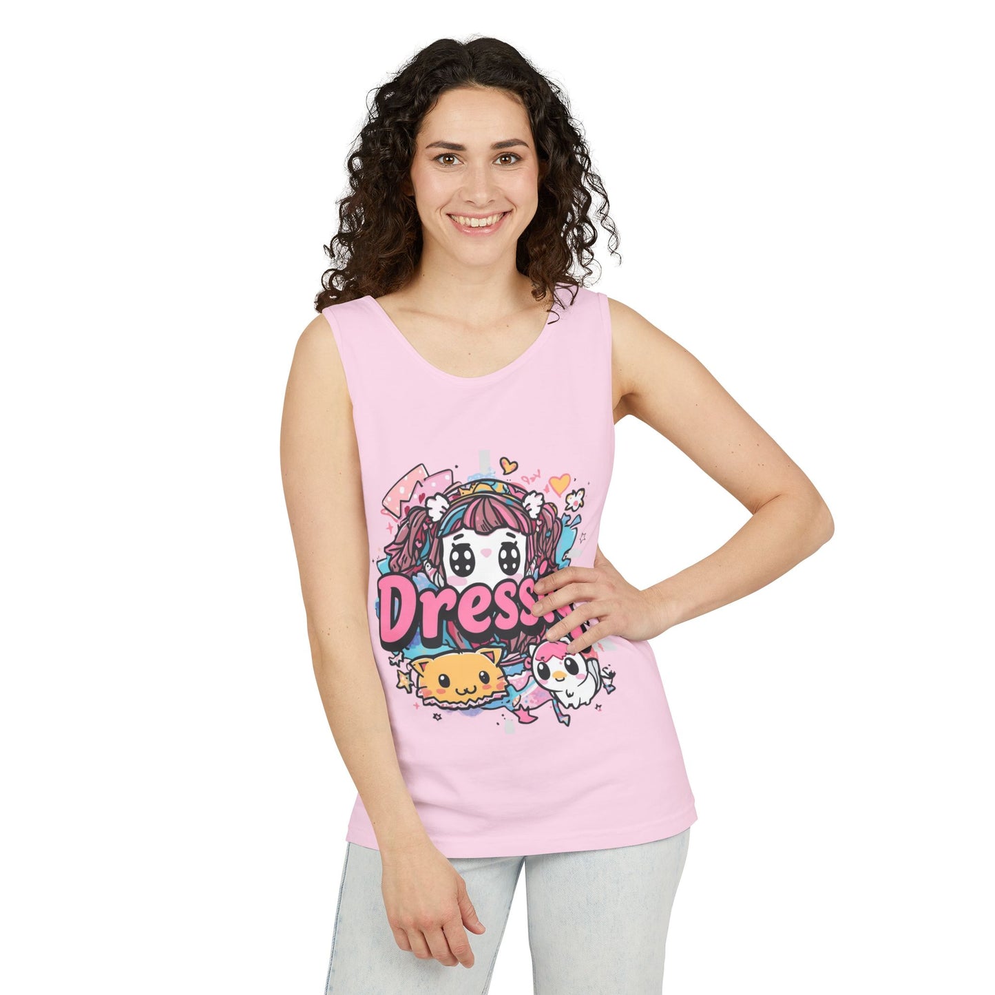 Kawaii Anime Girl Graphic Tank Top Vest