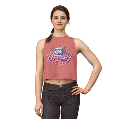 Vikel Cartoon Crop Top | Retro Kawaii Graphic Tank