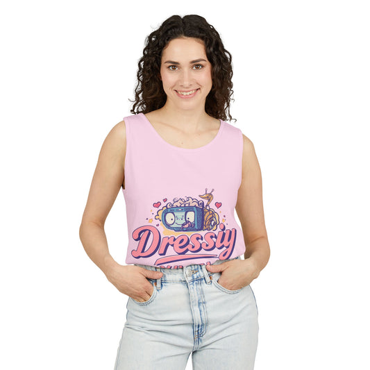Cute Vikel Retro Cassette Graphic Tank Top