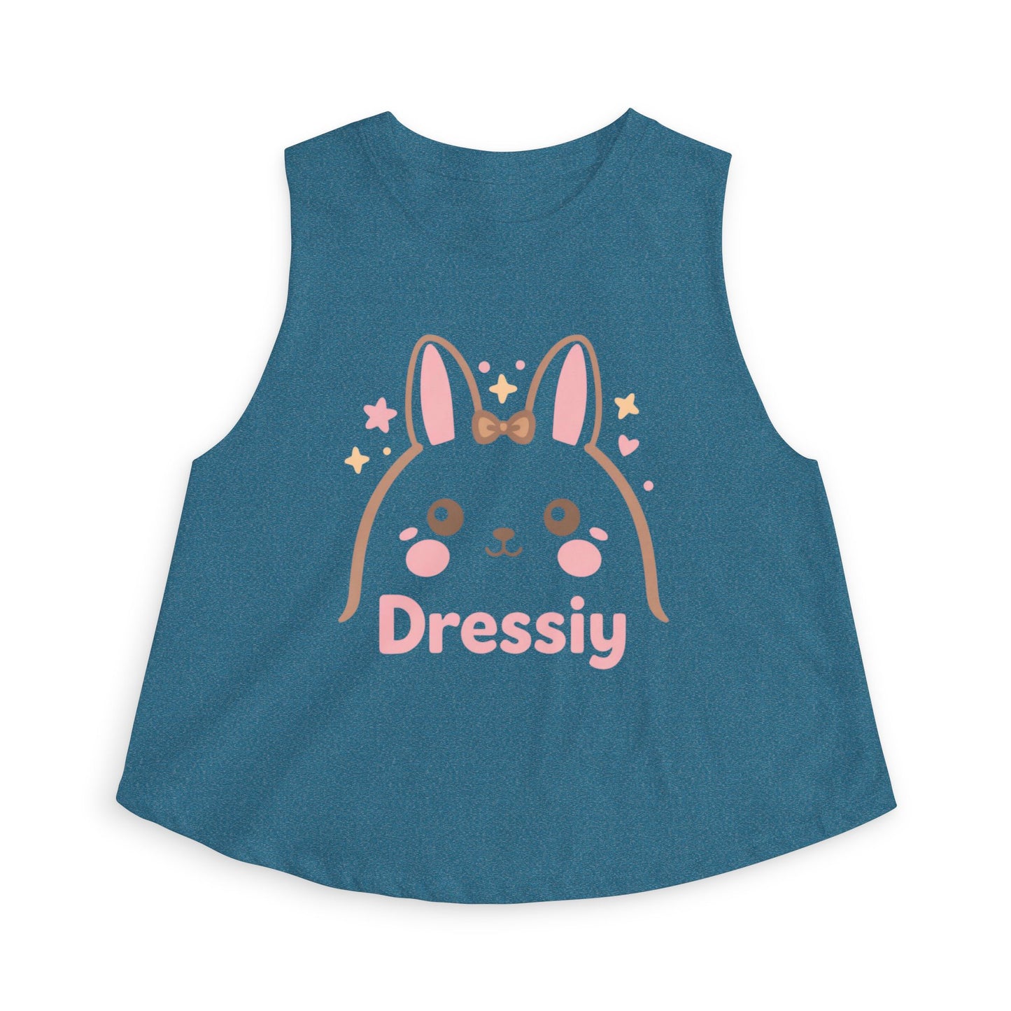 Cute Kawaii Bunny Crop Top- Rabbit Graphic