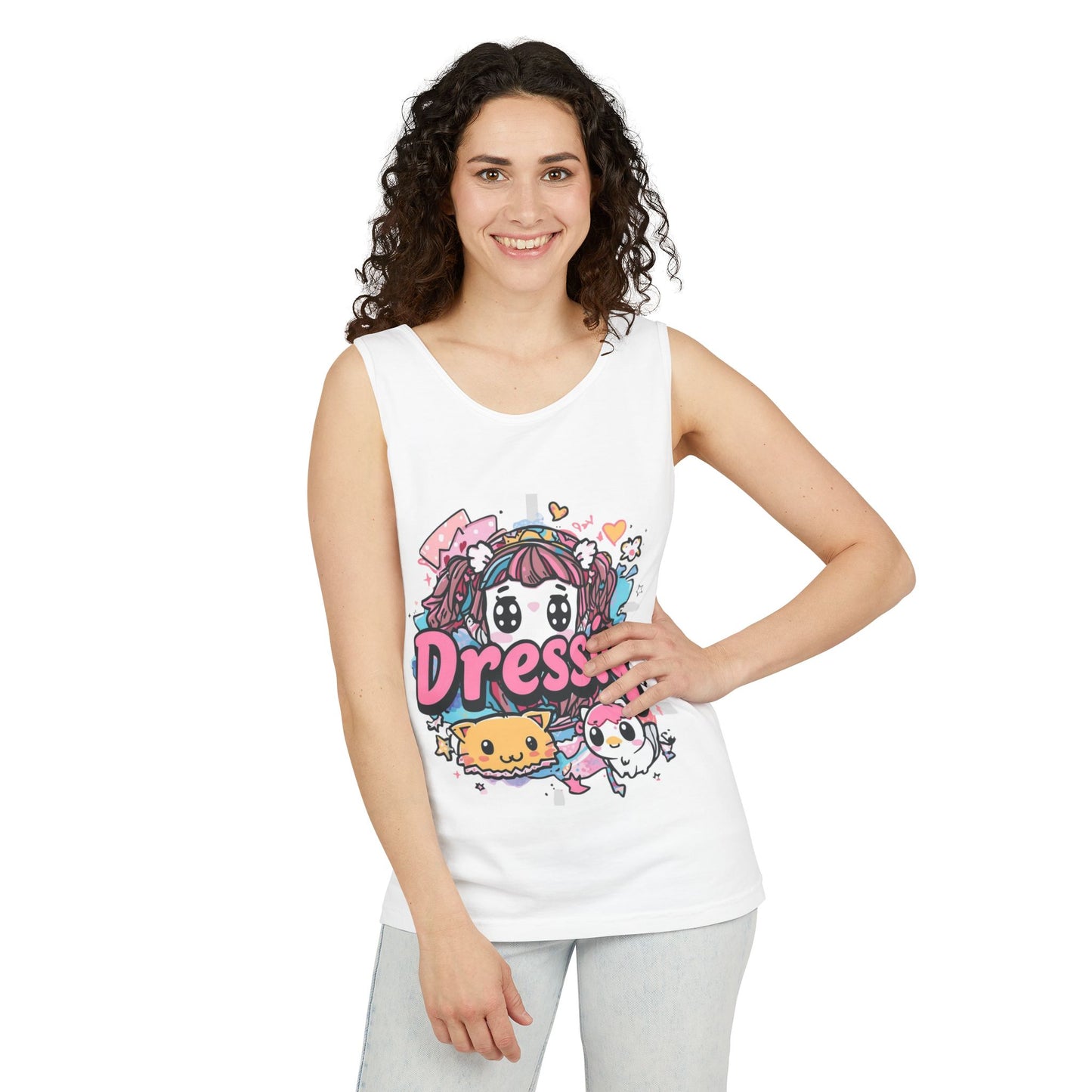 Kawaii Anime Girl Graphic Tank Top Vest