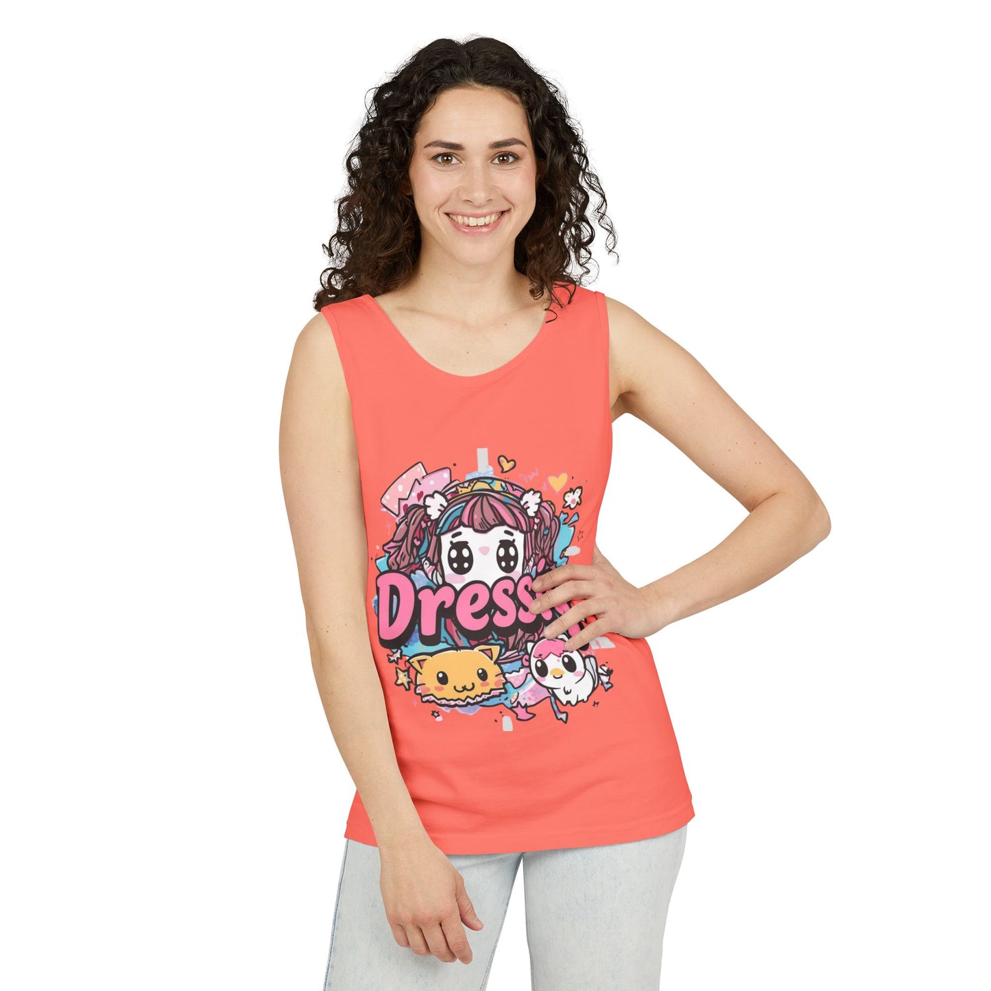 Kawaii Anime Girl Graphic Tank Top Vest