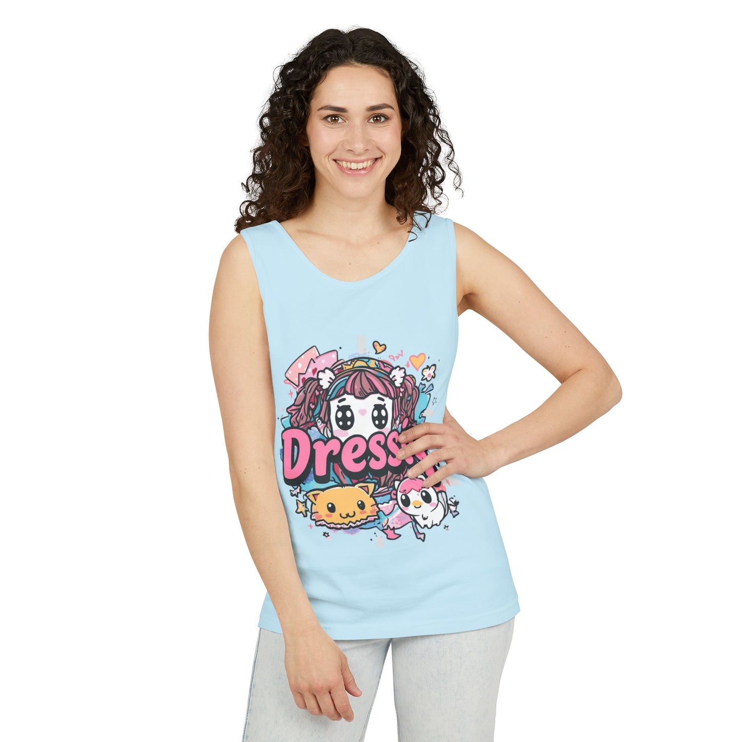 Kawaii Anime Girl Graphic Tank Top Vest