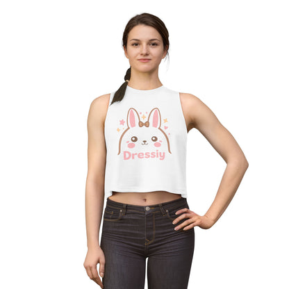 Cute Kawaii Bunny Crop Top- Rabbit Graphic