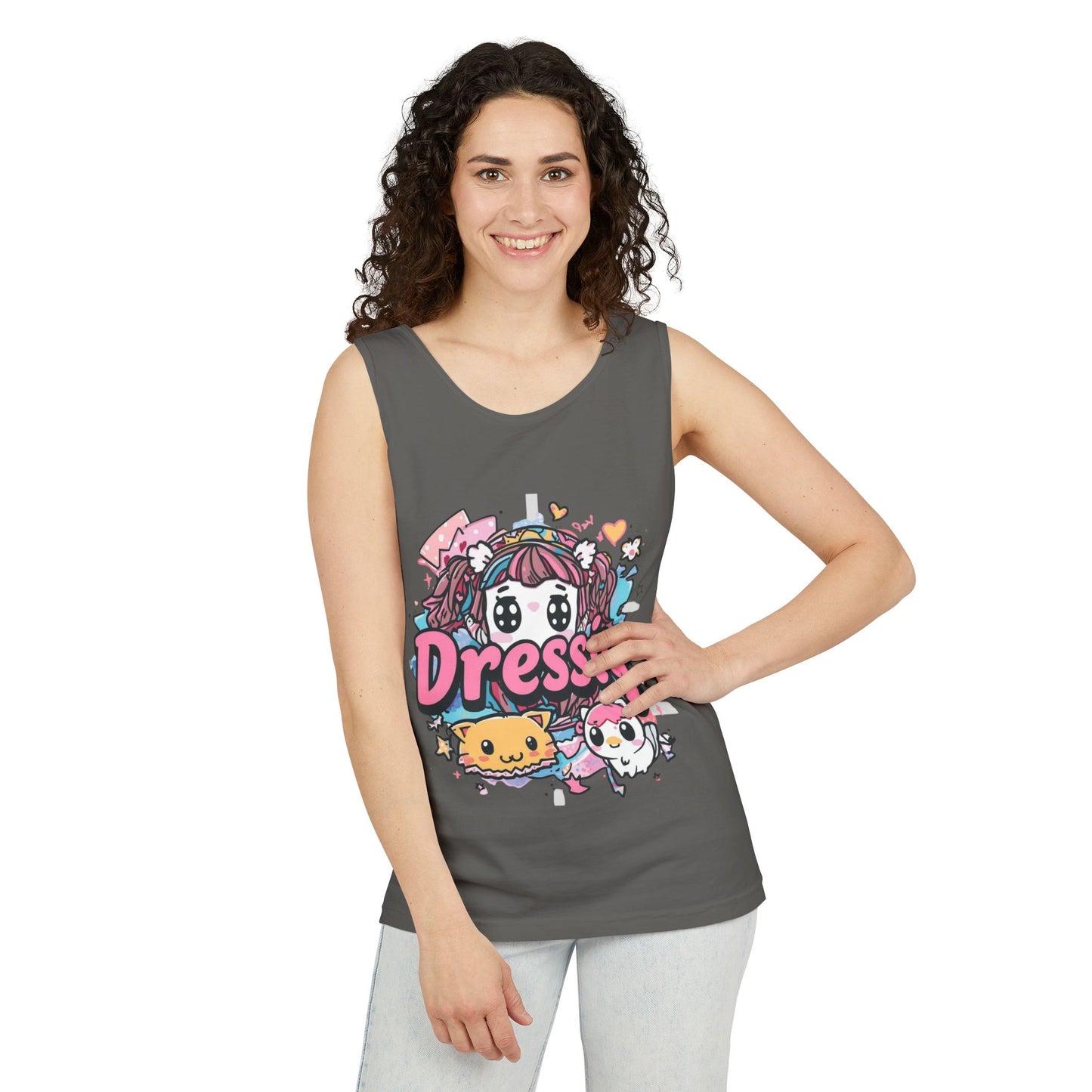 Kawaii Anime Girl Graphic Tank Top Vest