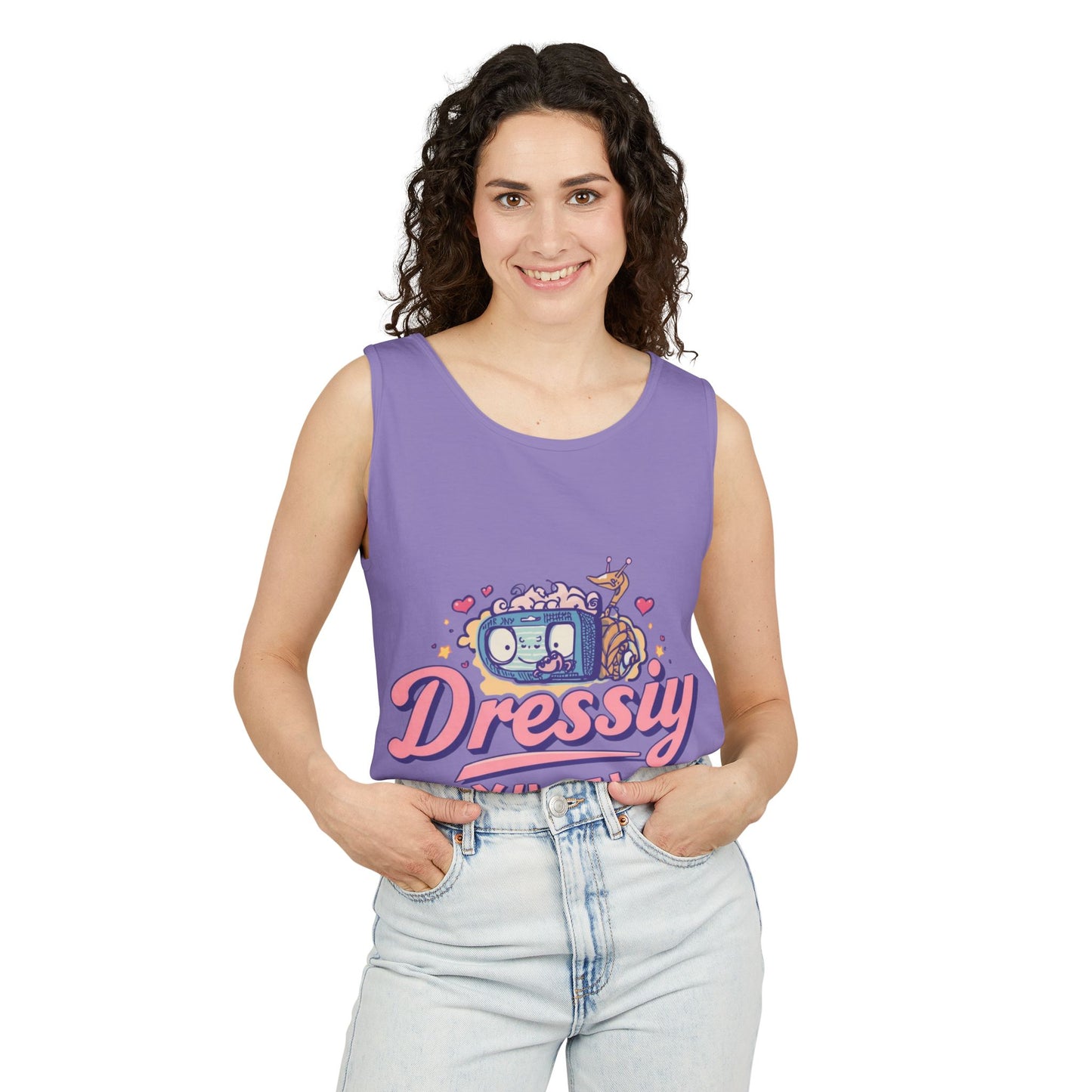 Cute Vikel Retro Cassette Graphic Tank Top