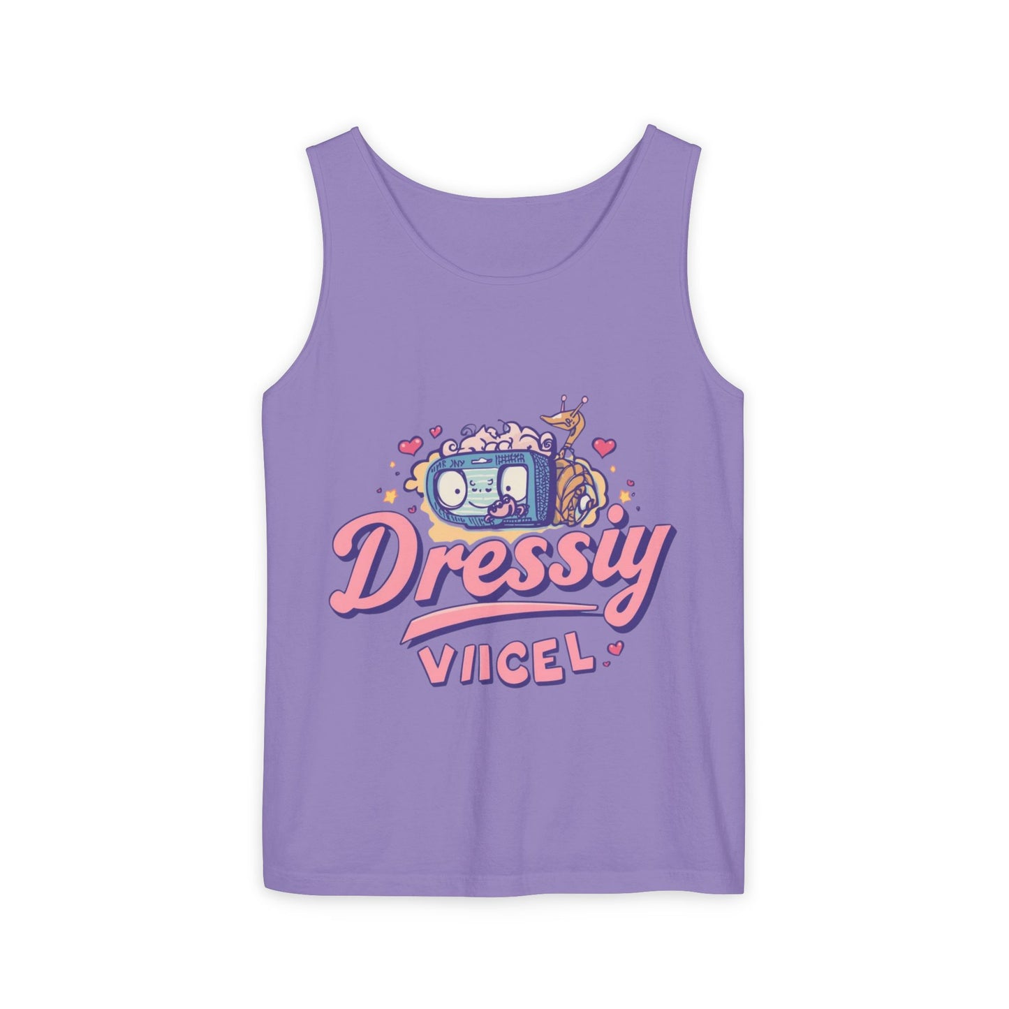 Cute Vikel Retro Cassette Graphic Tank Top