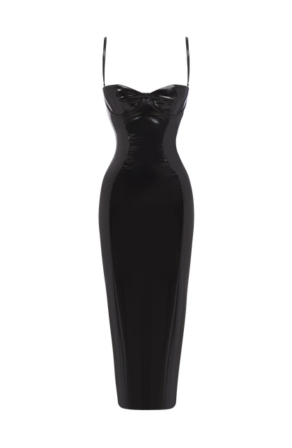 Amala Midi Dress Black
