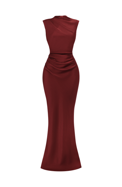 Avielle Maxi Dress Deep Rust