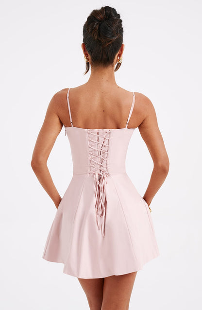 Lacey Mini Dress Blush