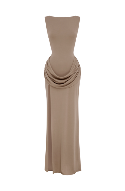 Bruna Maxi Dress Stone