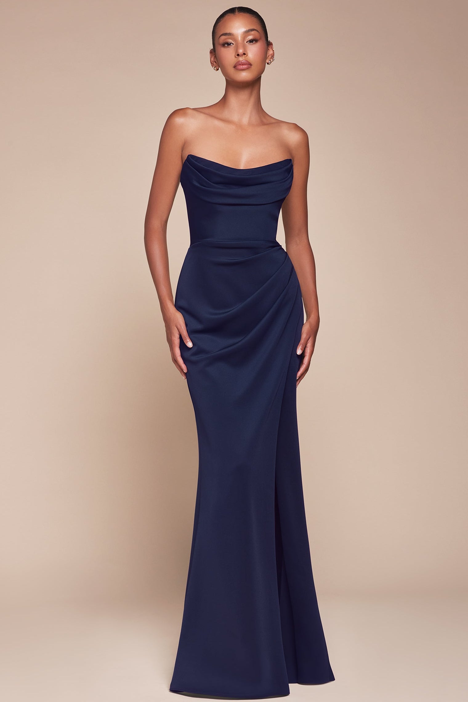 Johanna Gown Strapless Fitted Gown