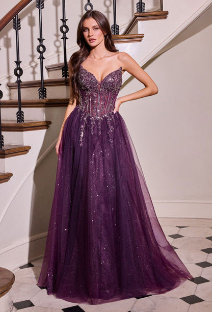 Jolia Gown A- Corset Tulle Dress