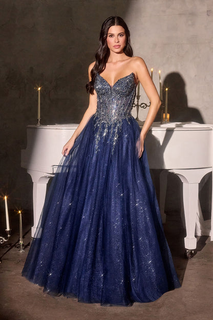 Jolia Gown A- Corset Tulle Dress