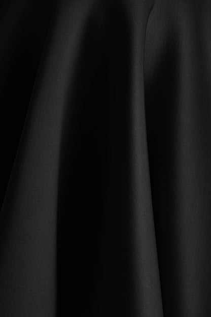 Peggy | Black Halter-Neck Skater Mini Dress