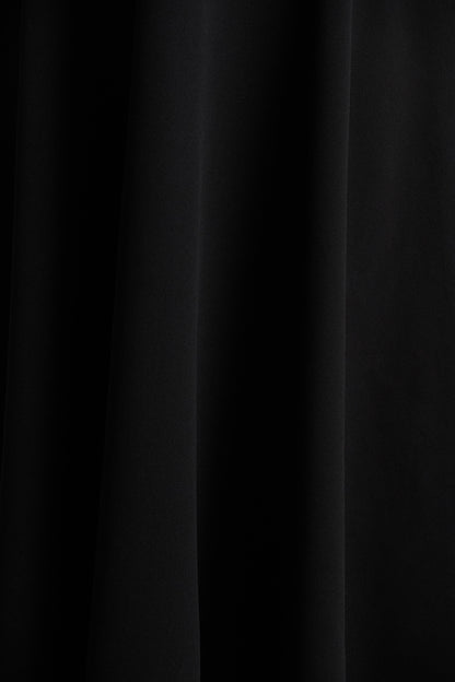 Andromeda | Black Sweetheart-Neck Midi Dress