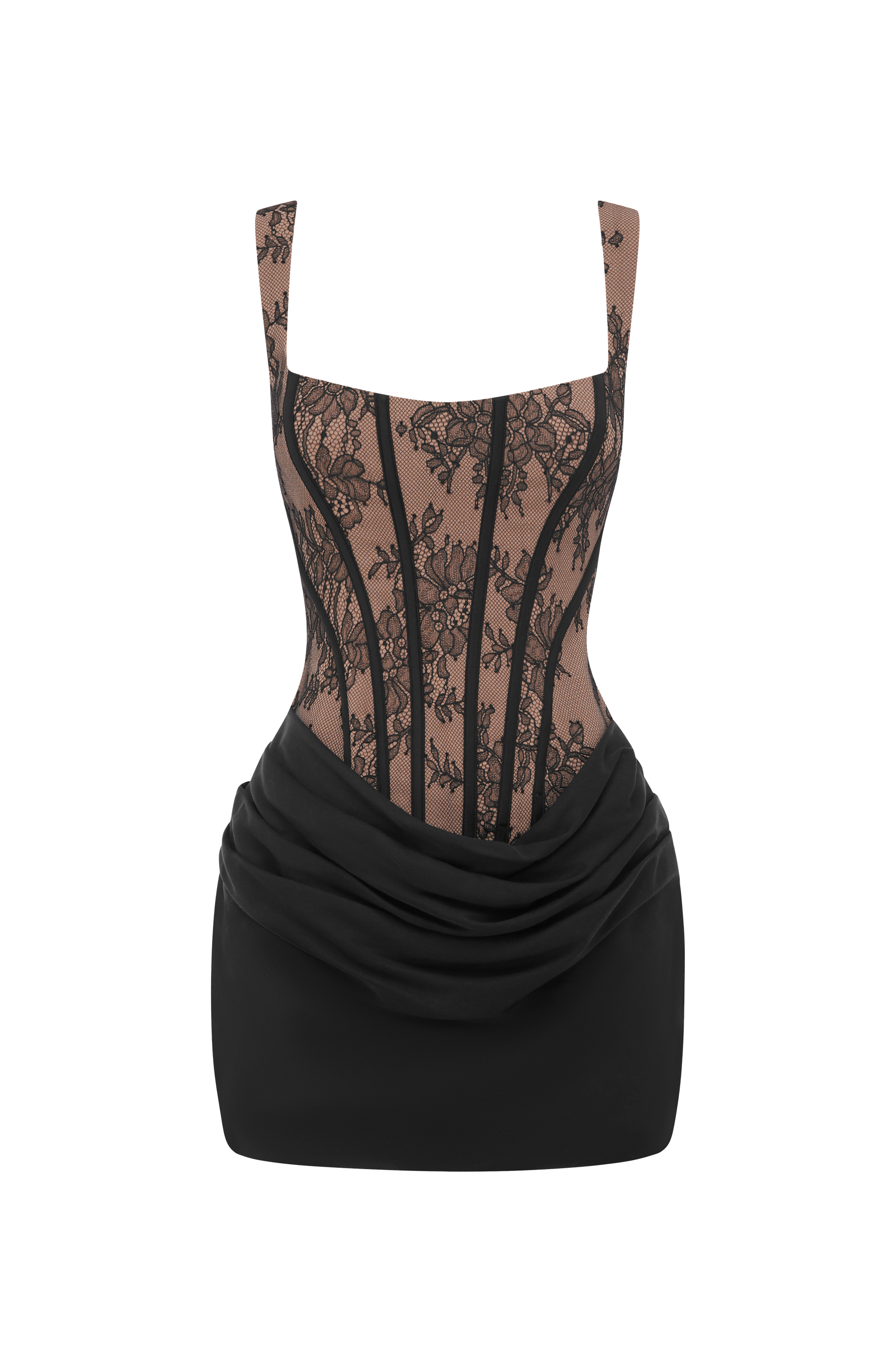 Cornelia Mini Dress Black Lace