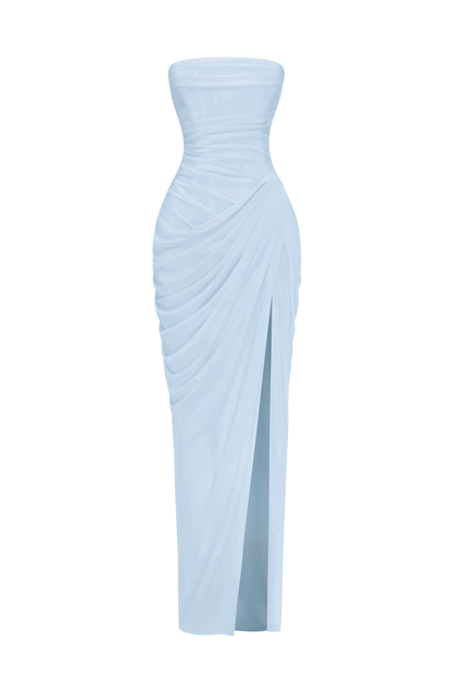 Cyra Maxi Dress Glacier Blue