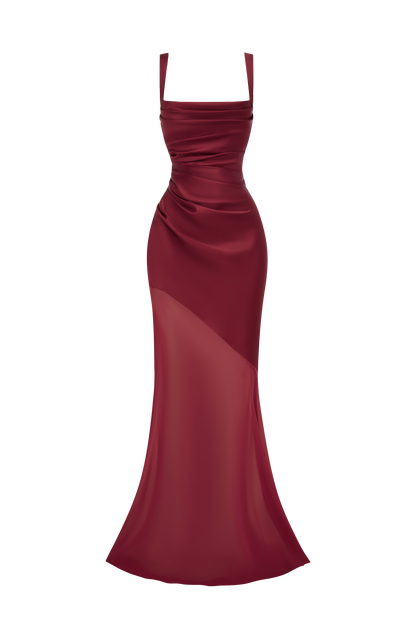 Eliza Gown Burgundy