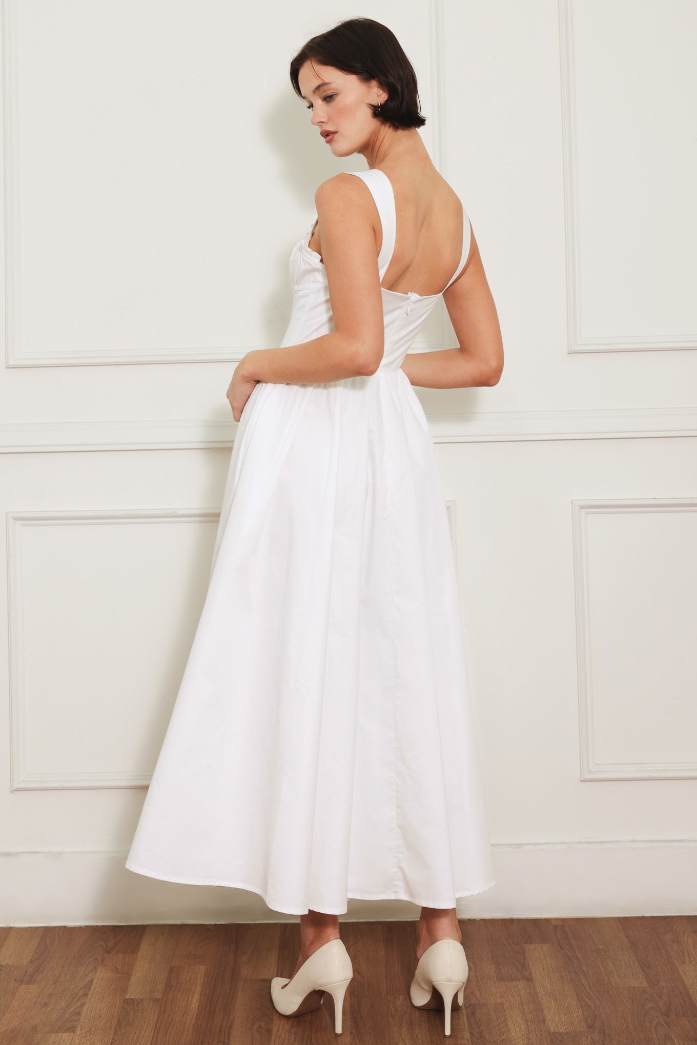 SWEETHEART SERENADE WHITE MIDI DRESS FINAL
