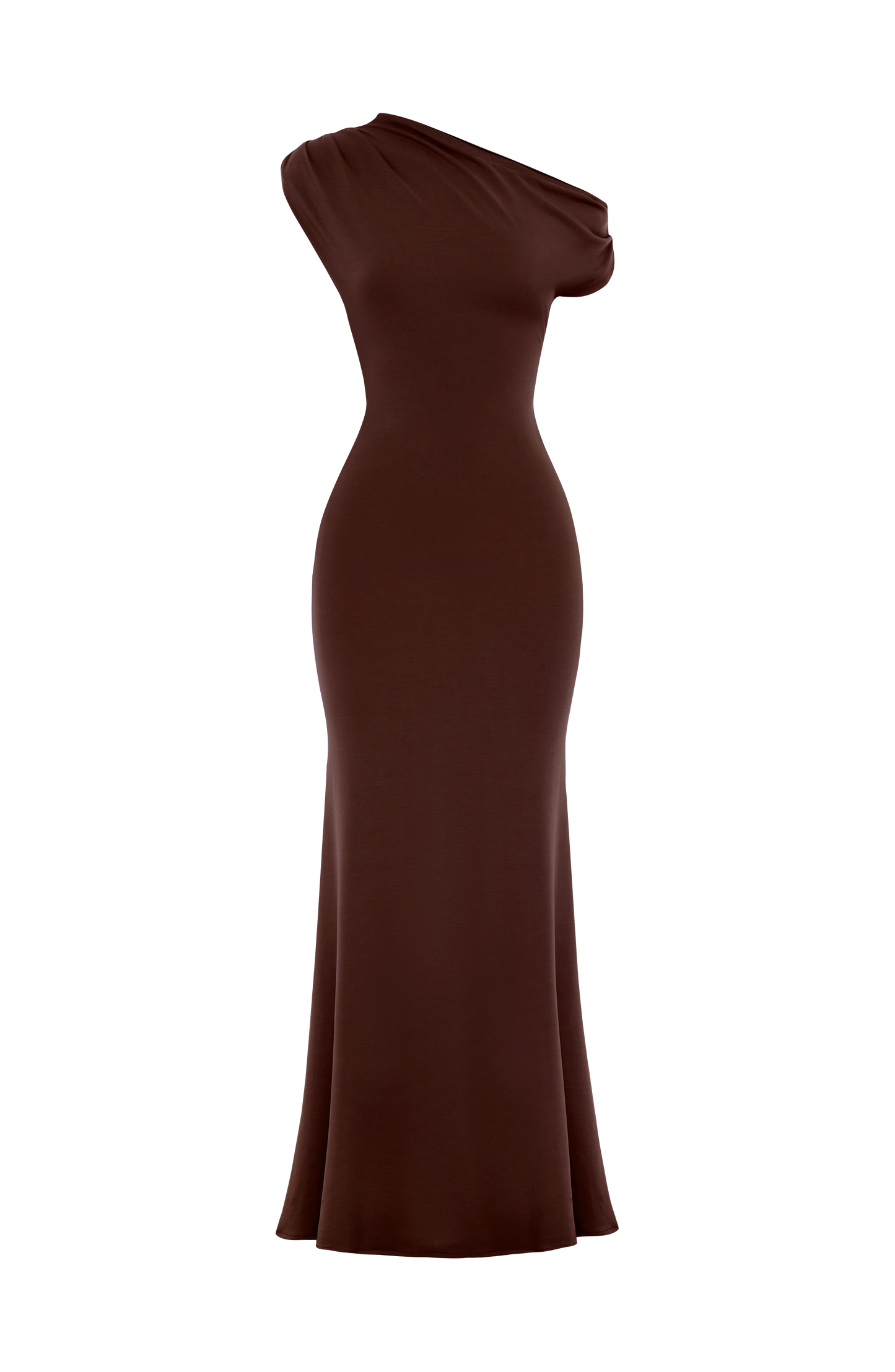 Fiora Maxi Dress Plum Brown