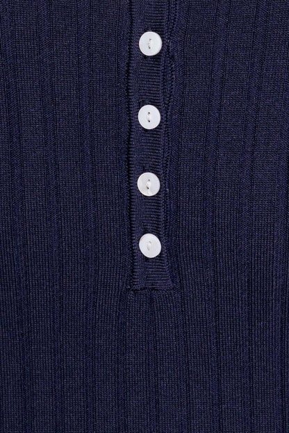 COASTAL CLASSIC SWEATER DRESS NAVY
