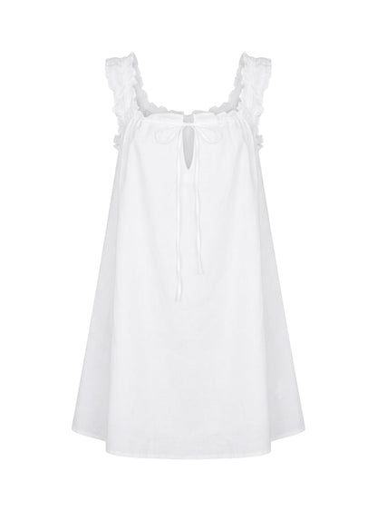 Swing Mini Dress White Petite