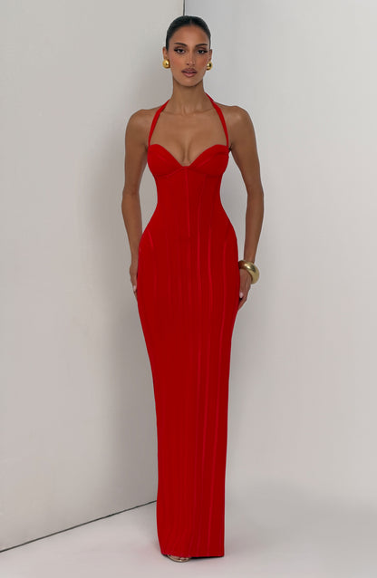 Nigella Maxi Dress Red
