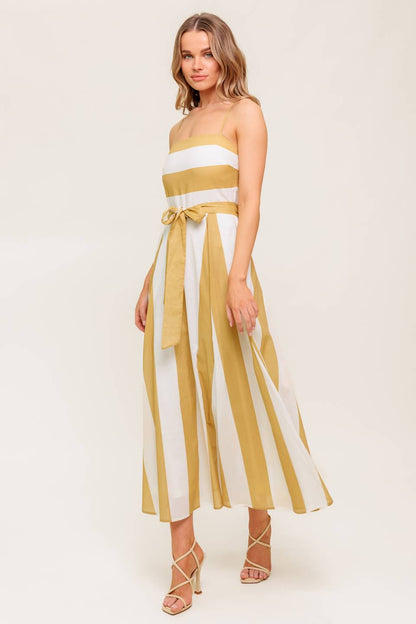 DESERT SANDS TAUPE MIDI DRESS