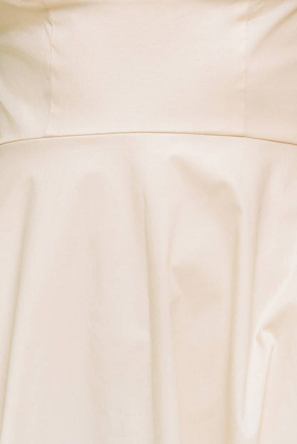 CHANTILLY CHARM SHIRRED MIDI DRESS