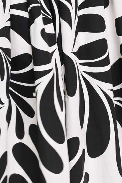 MONO BLOOM MAXI DRESS WITH KEYHOLE BACK