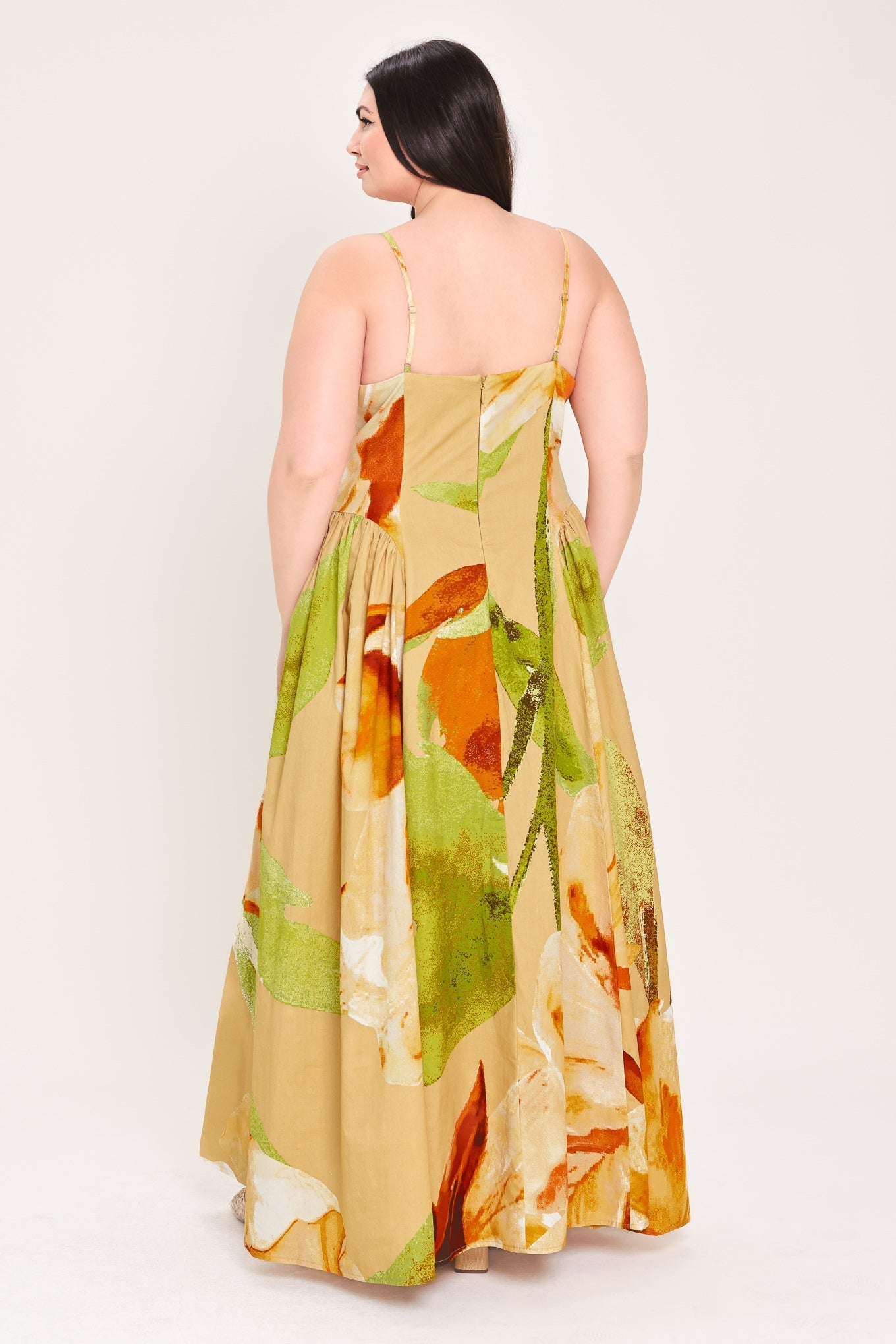 Limoncello Garden Maxi Dress Floral Bustier Dress FINAL