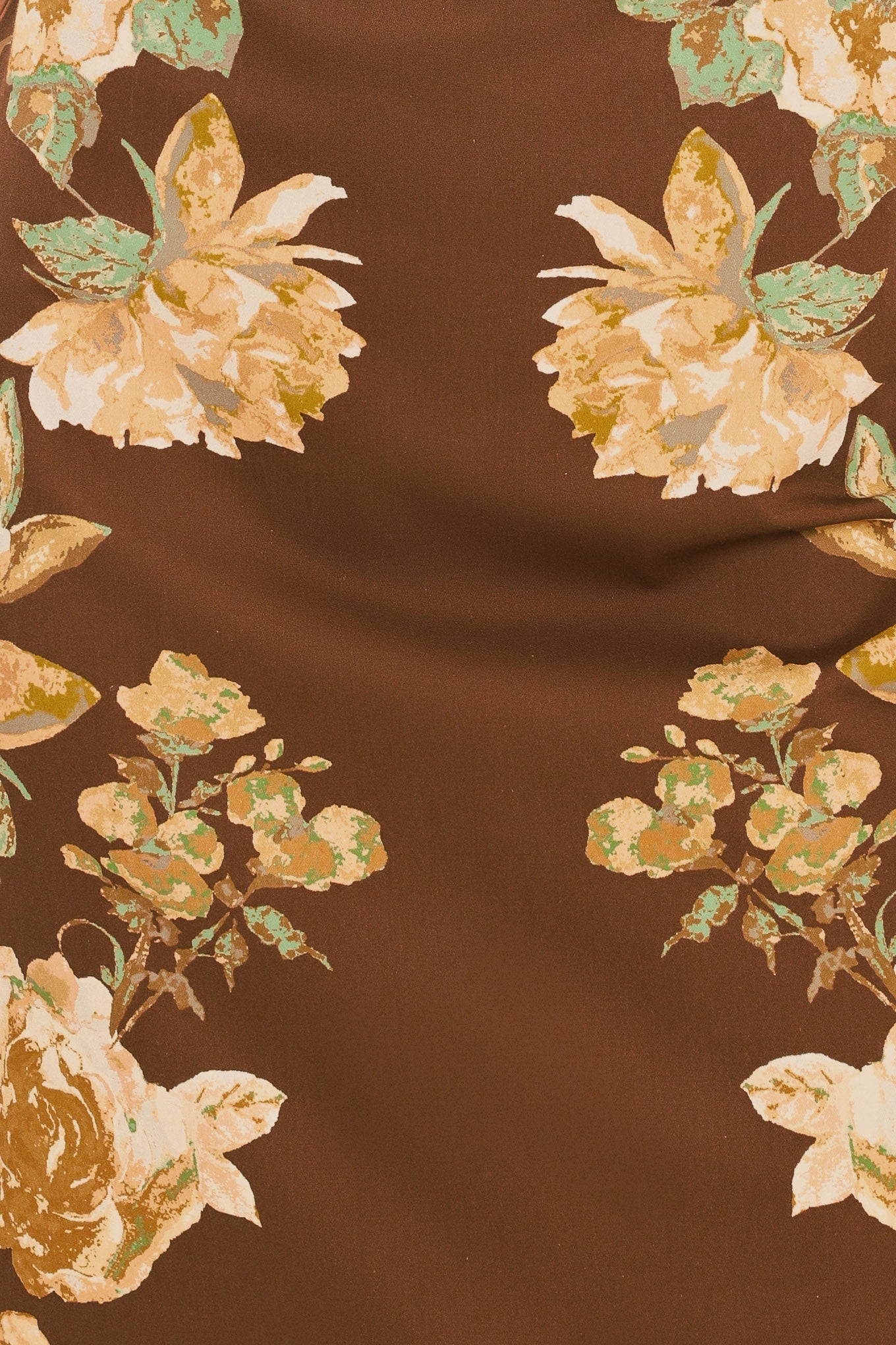 SEPIA FLORA HARVEST SHEATH MIDI DRESS