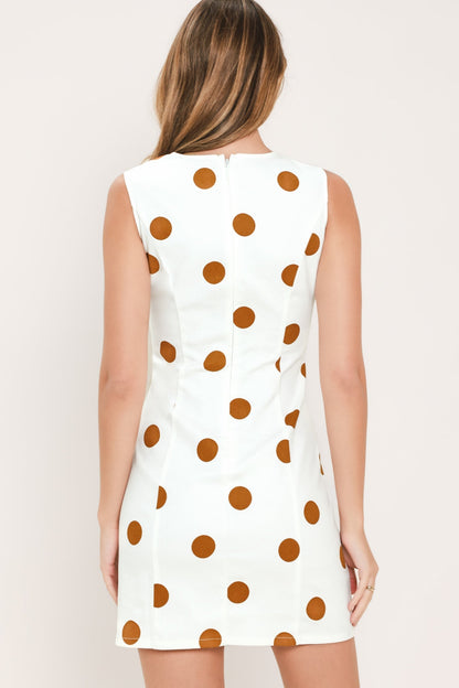 Confetti Dots Polka Dot Mini Sheath Dress