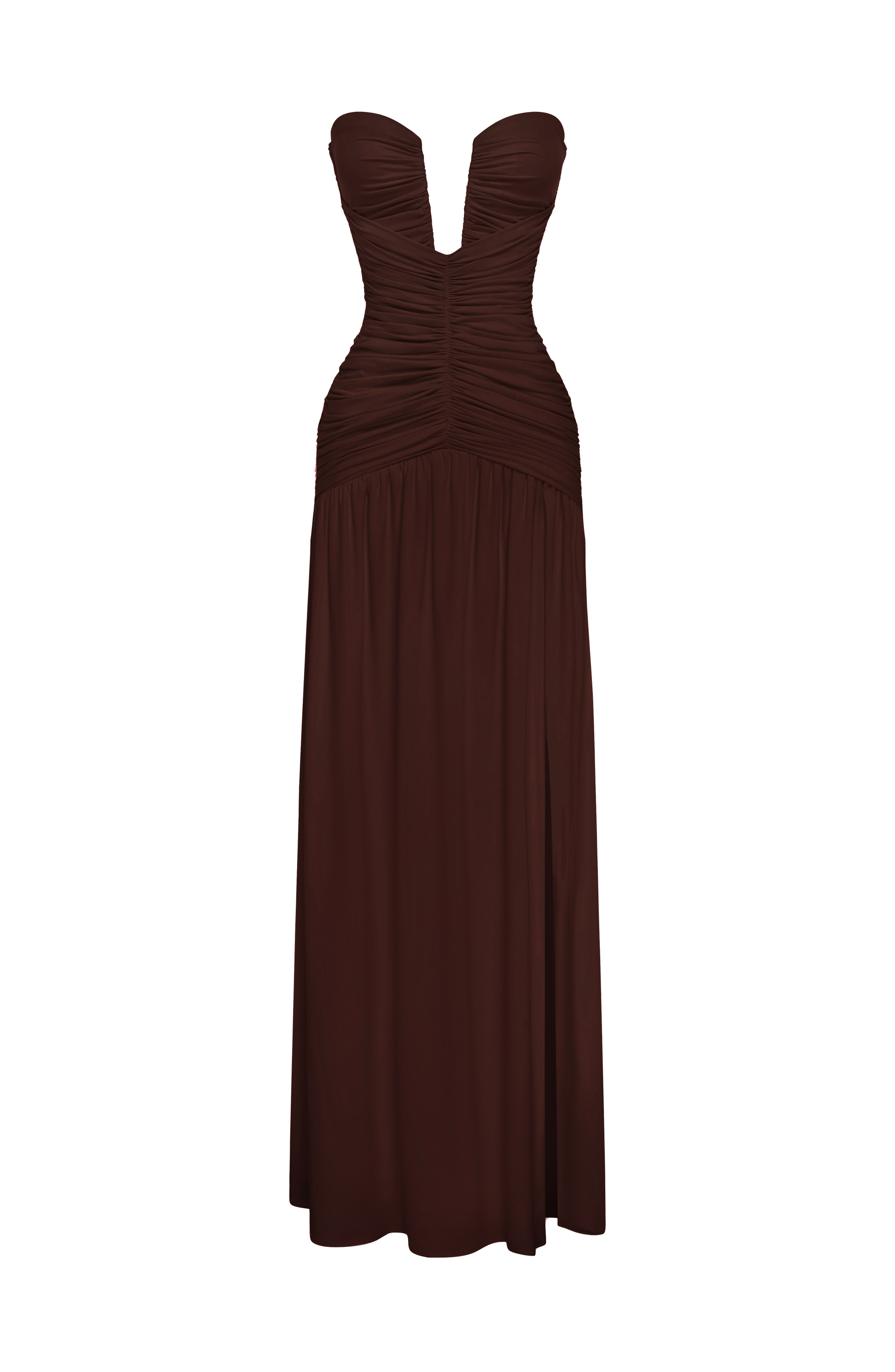 Junia Maxi Dress Plum Brown
