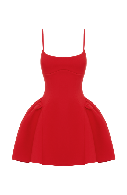 Kiah Mini Dress Red