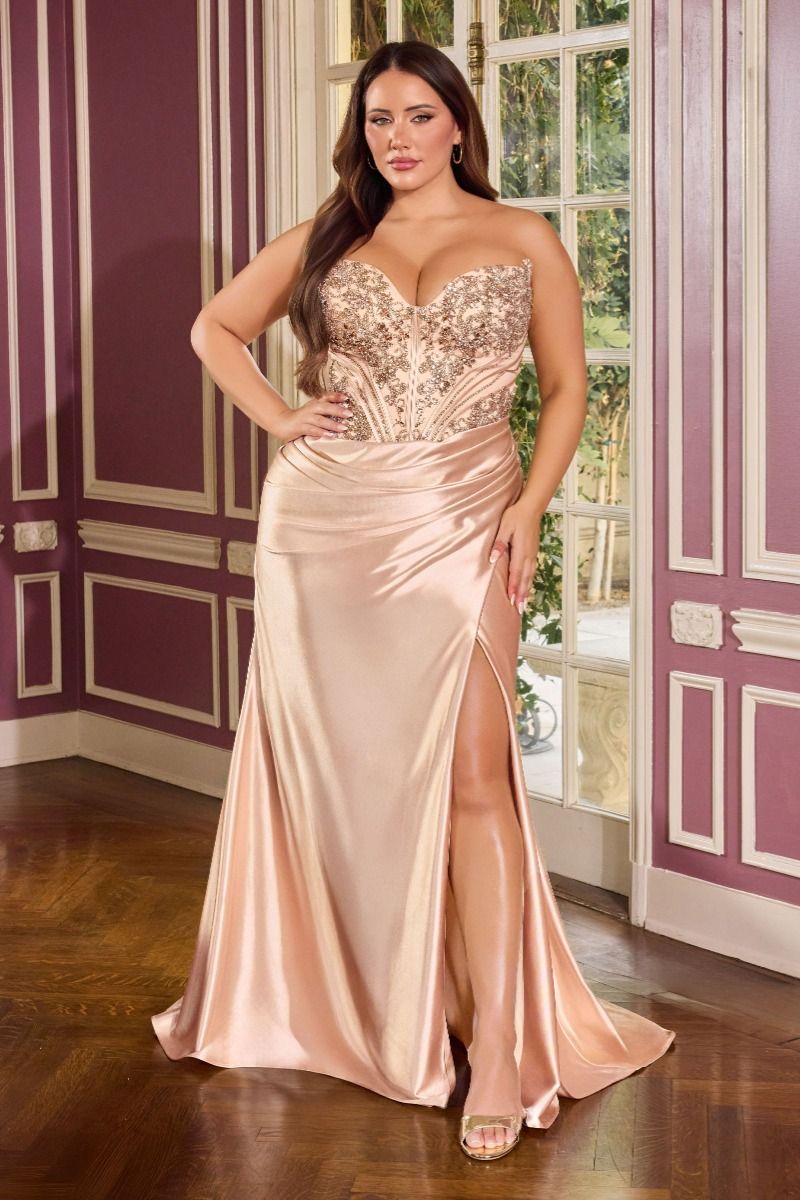 Darylanna Gown Strapless Corset Evening Dress