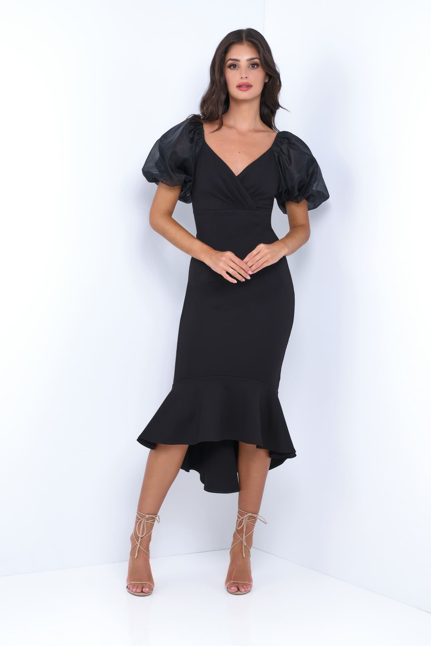Diana Midi Dress Black