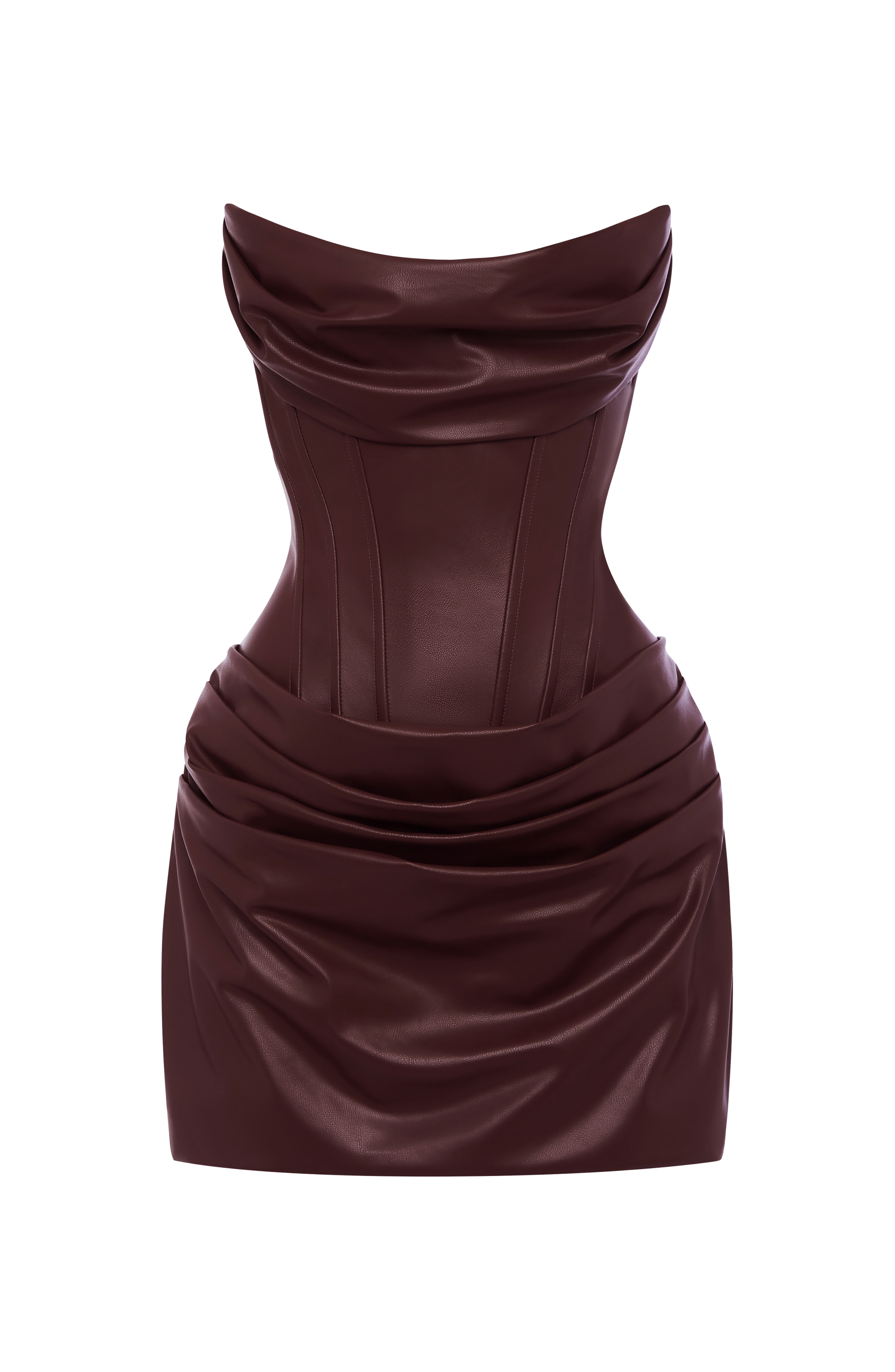 Palmer Mini Dress Burgundy