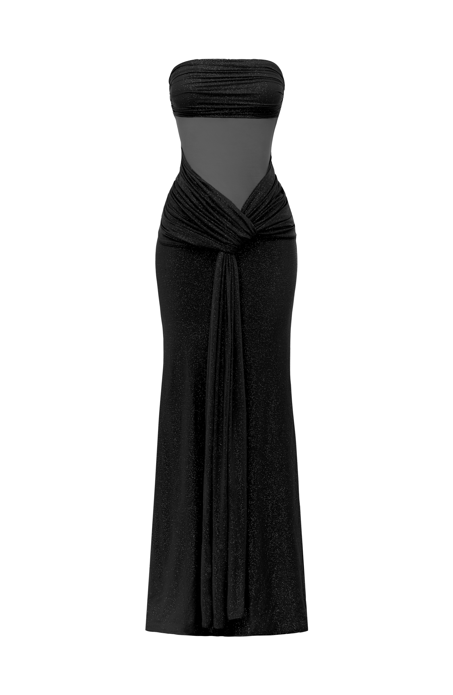 Paula Maxi Dress Black Sparkle