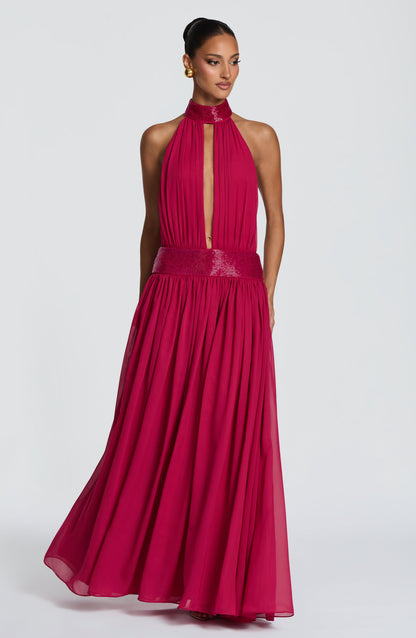 Rosalina Maxi Dress Raspberry