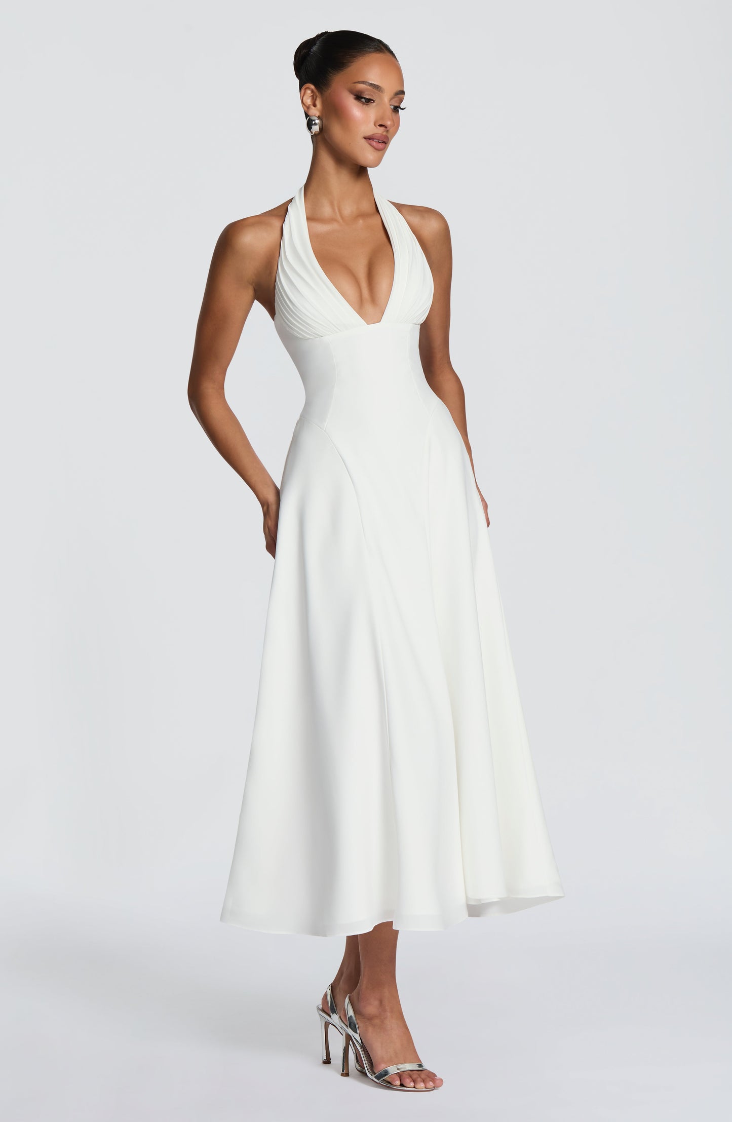 Hayden Midi Dress Ivory