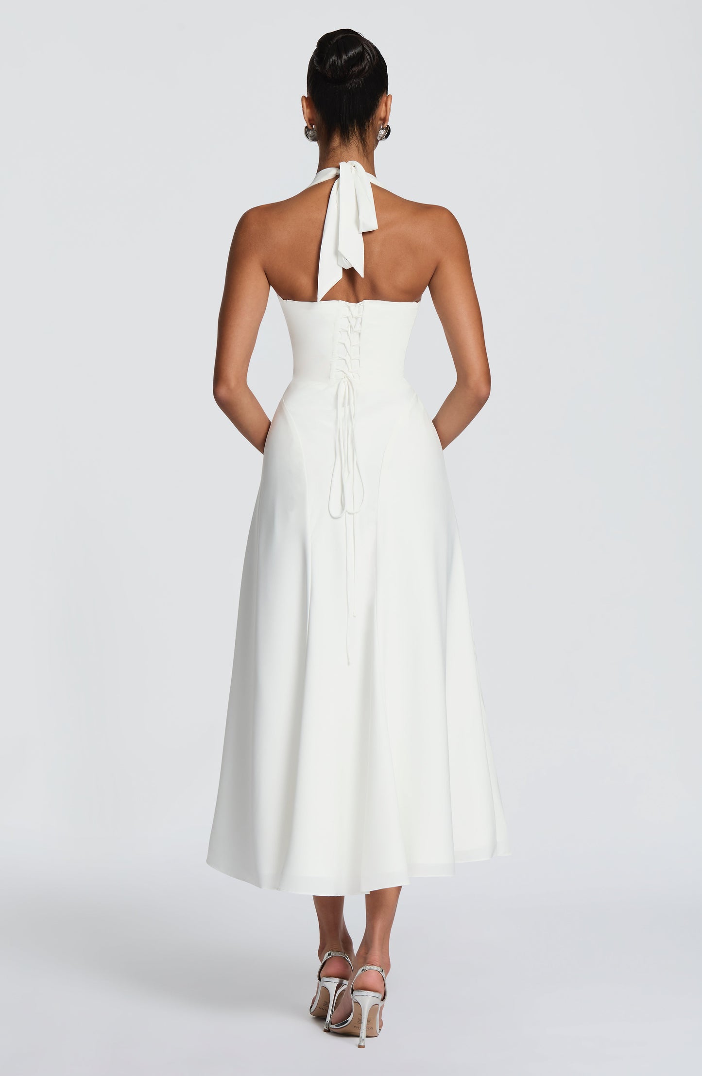 Hayden Midi Dress Ivory