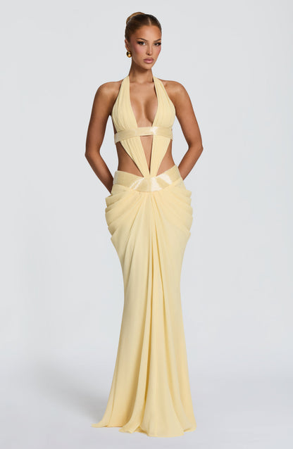 Sophie Maxi Dress Lemon