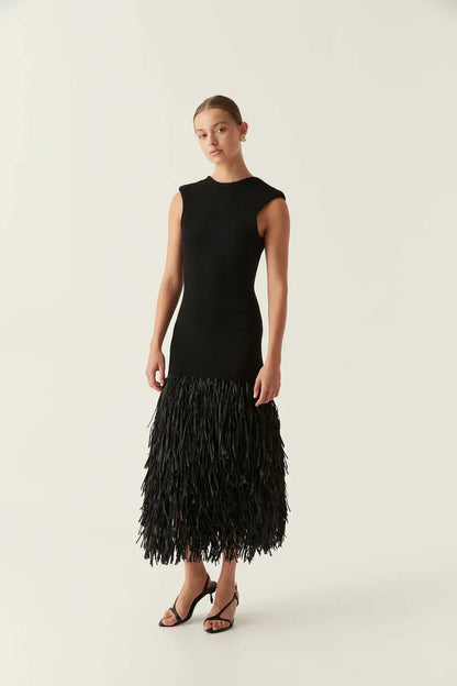 Noir Midi Dress