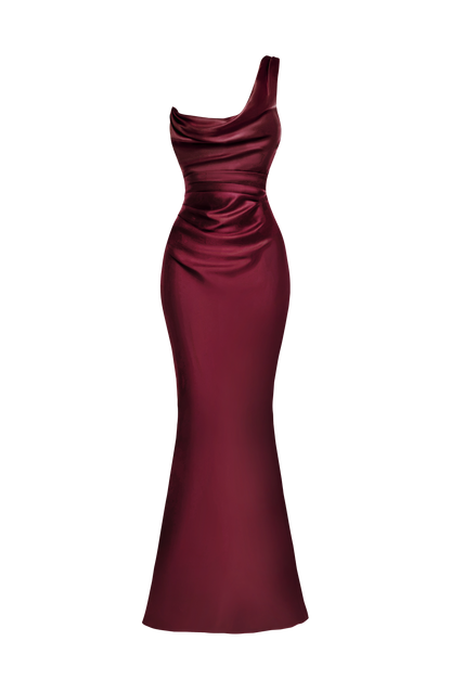 Thalassa Maxi Dress Cherry Lacquer