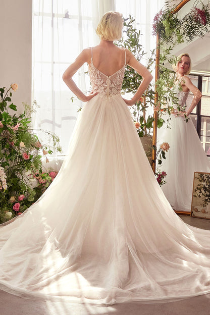 WL029 Lace & Tulle Bridal Ball Gown Andrea & Leo