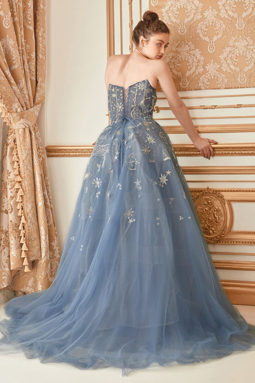 A0890 Constellation Selene Tulle Ball Gown Andrea & Leo